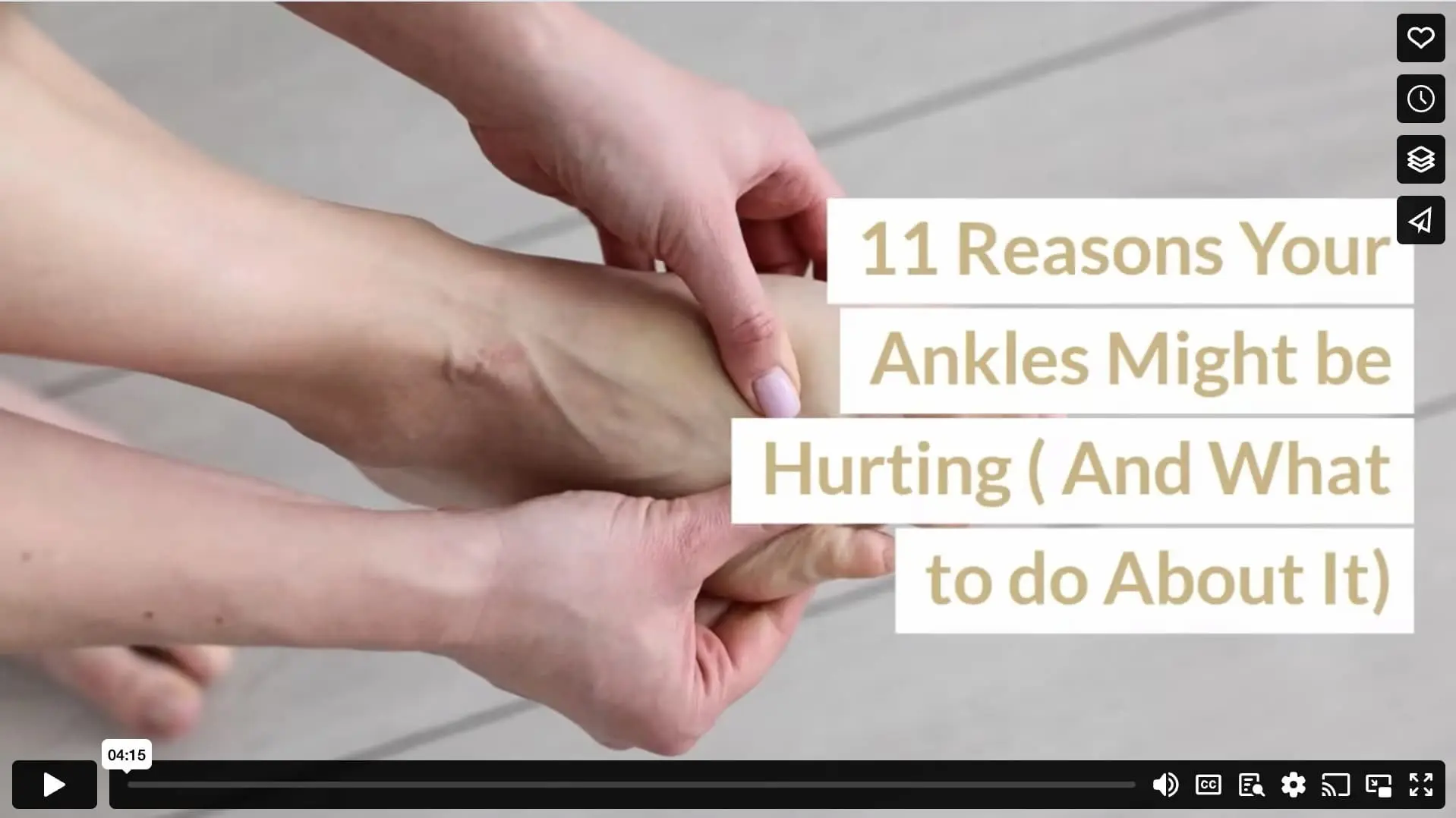 11 Reasons Your Ankles Might be Hurting (And What to do About It)