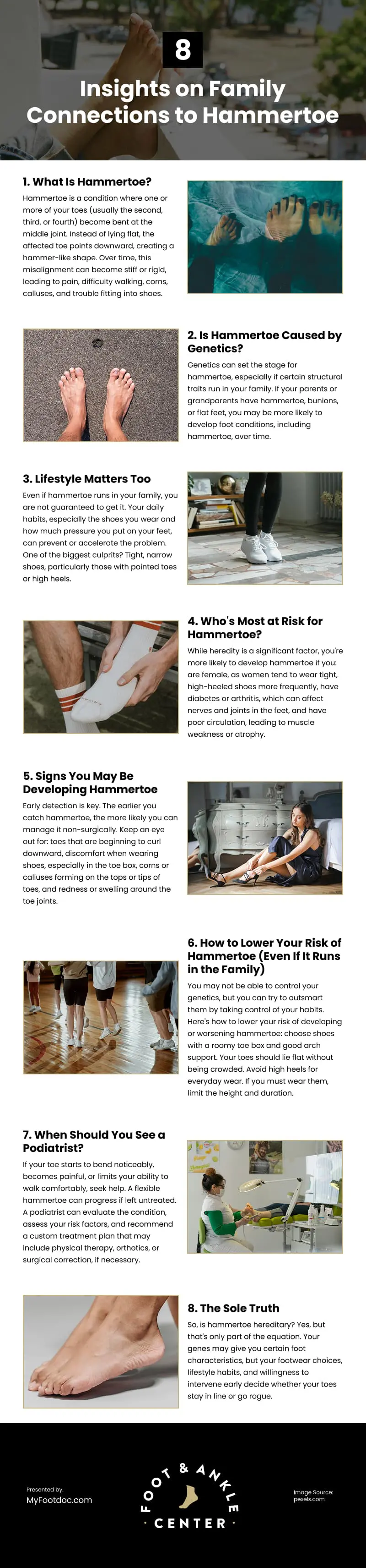 8 Insights on Family Connections to Hammertoe Infographic 8 Insights on Family Connections to Hammertoe Infographic