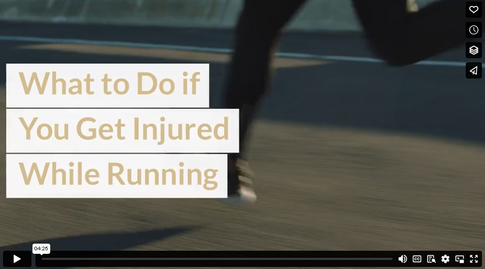 What to Do if You Get Injured While Running